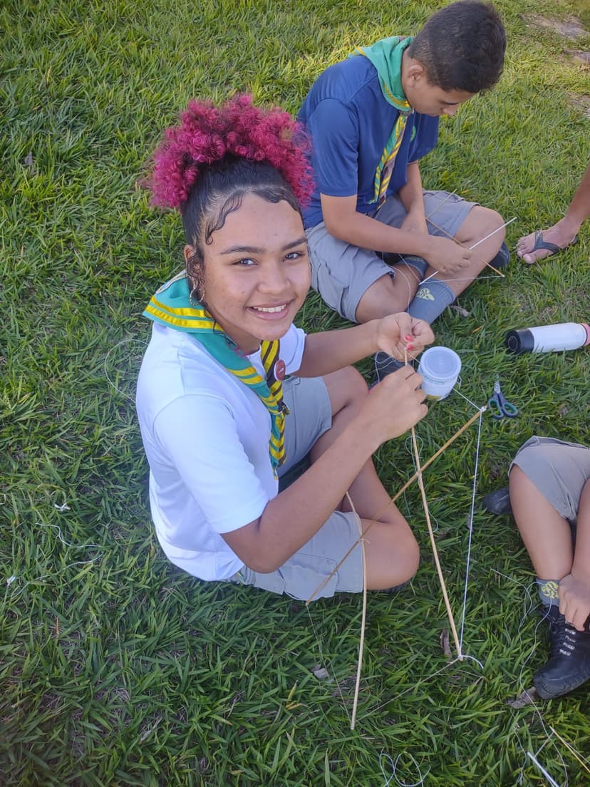 imagem do projeto Pipa Escoteira, cultura, tradições, escotismo, jovens, aracruz, grupo escoteiro coqueiral, atividades culturais, educação cultural